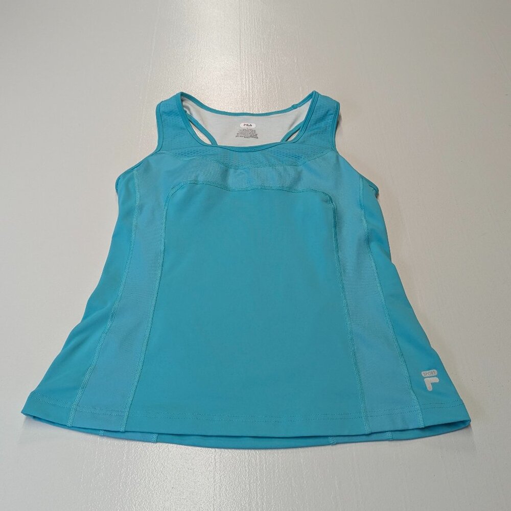 Fila Sport Size Large Teal Workout Tank